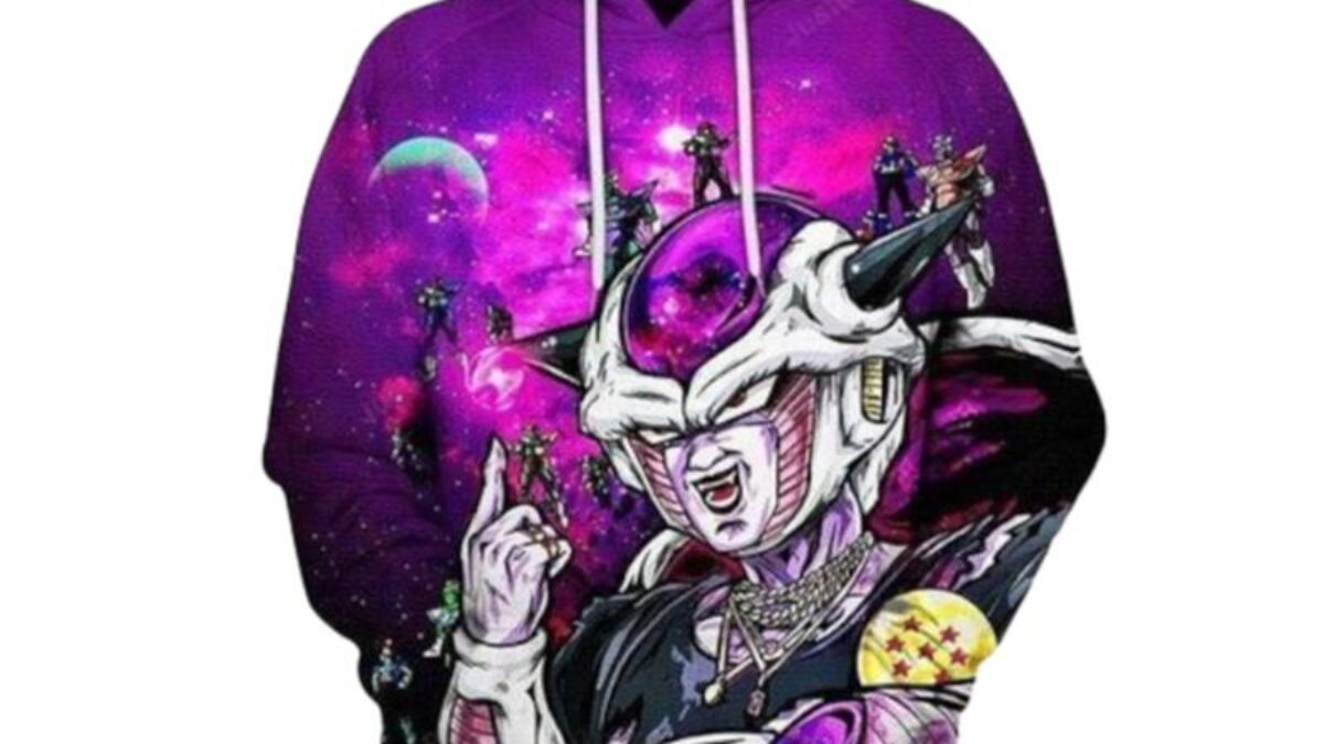 Frieza Dragon Ball Z Wear Givenchy Louis Vuitton Purple 3D Hoodie