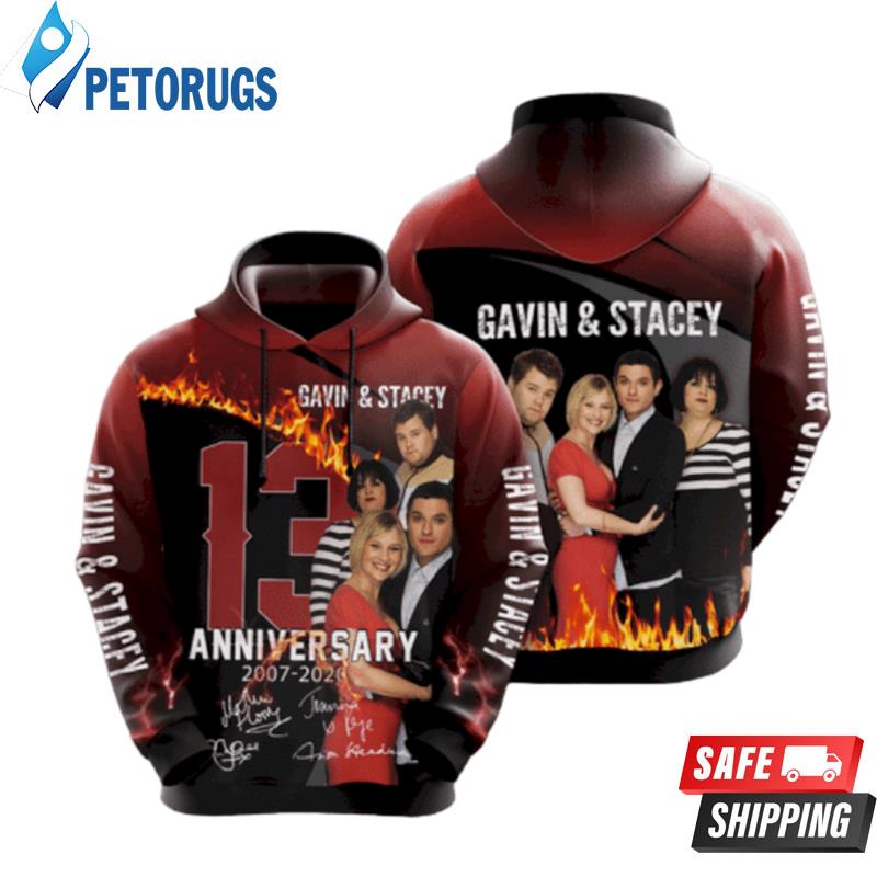Gavin Stacey Movie Character Anniversary 13 Years All Over 3D Hoodie