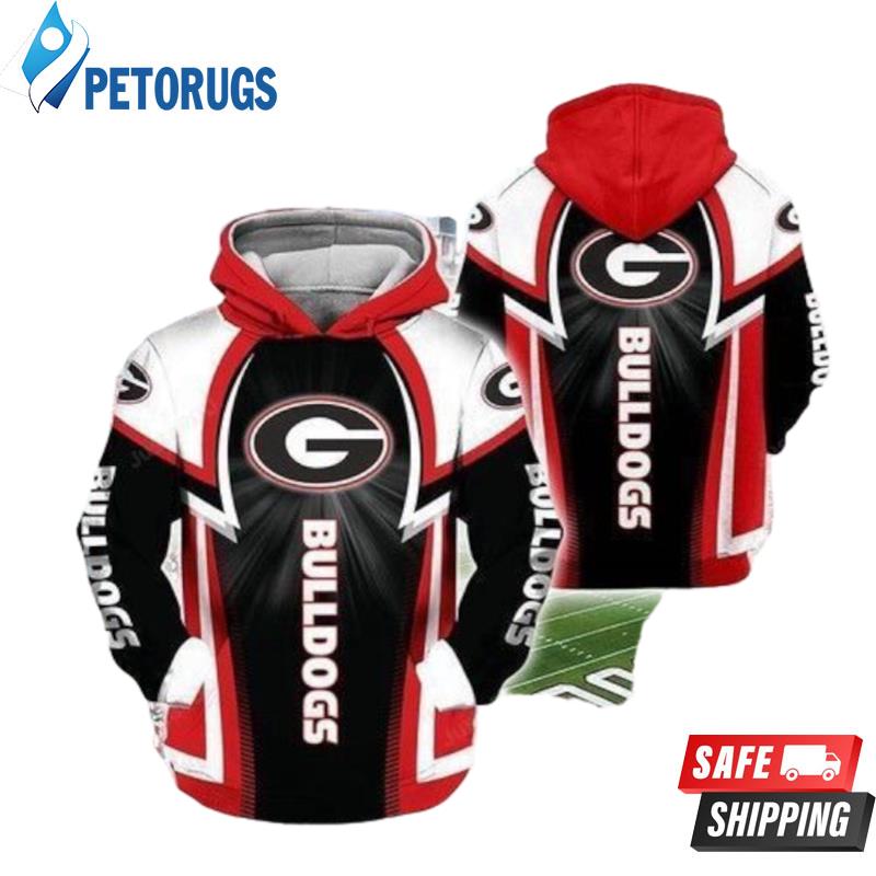 Georgia Bulldogs Football And Pered Custom Georgia Bulldogs Football Graphic 3D Hoodie