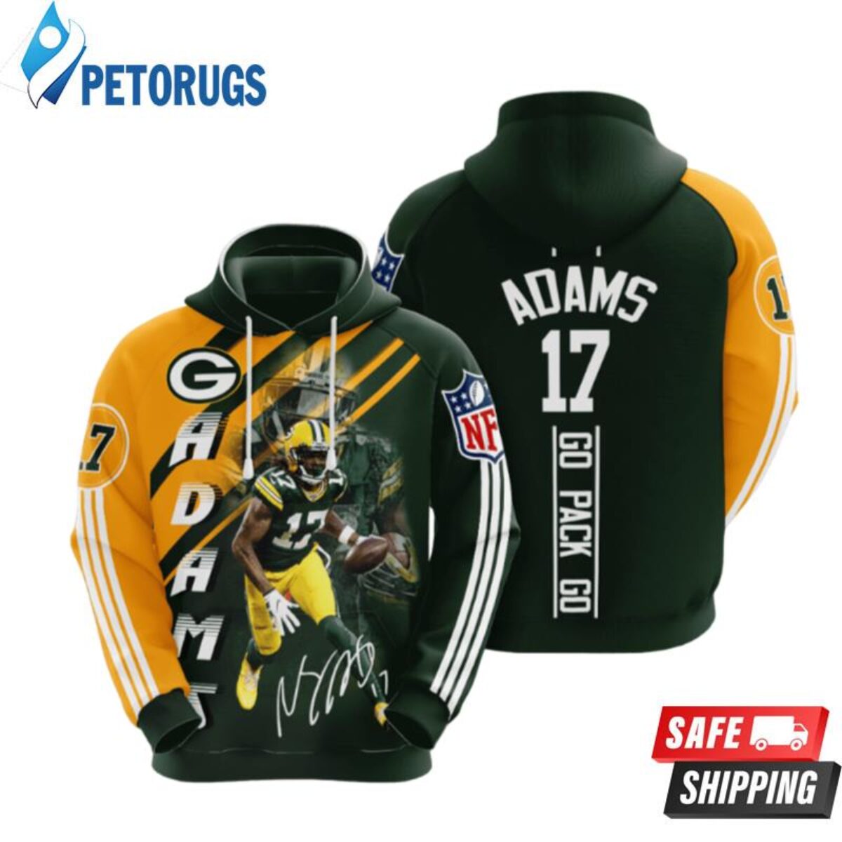 Davante Adams Polo Shirt - Peto Rugs