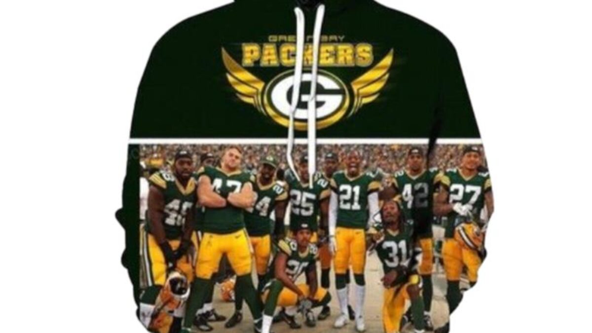 Green Bay Packers Nfl Football V3 Green Bay Packers 3D Hoodie - Peto Rugs