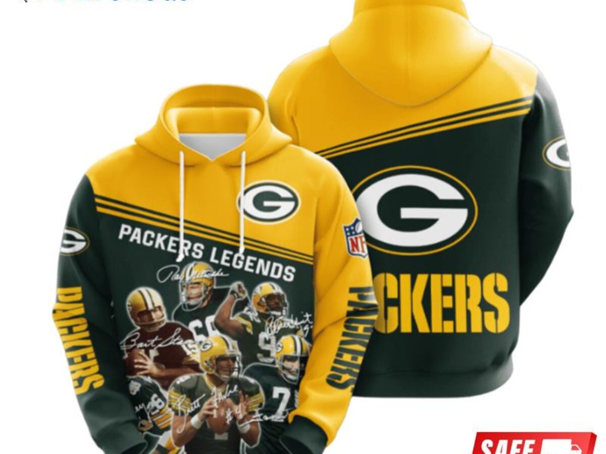 Green Bay Packers Awesome Green And Pered Custom Green Bay Packers Graphic  3D Hoodie - Peto Rugs