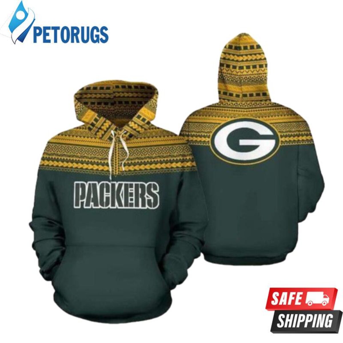 Personalized Packers Hoodie 3D Bold Green Bay Packers