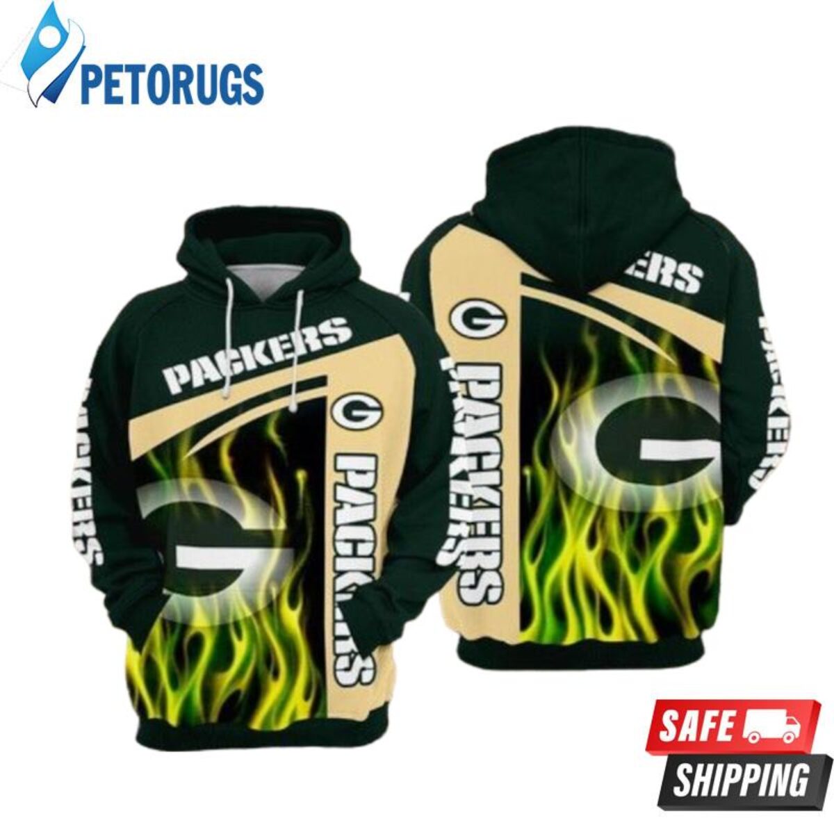 Green Bay Packers Nfl Football Fire Green Green Bay Packers 3D