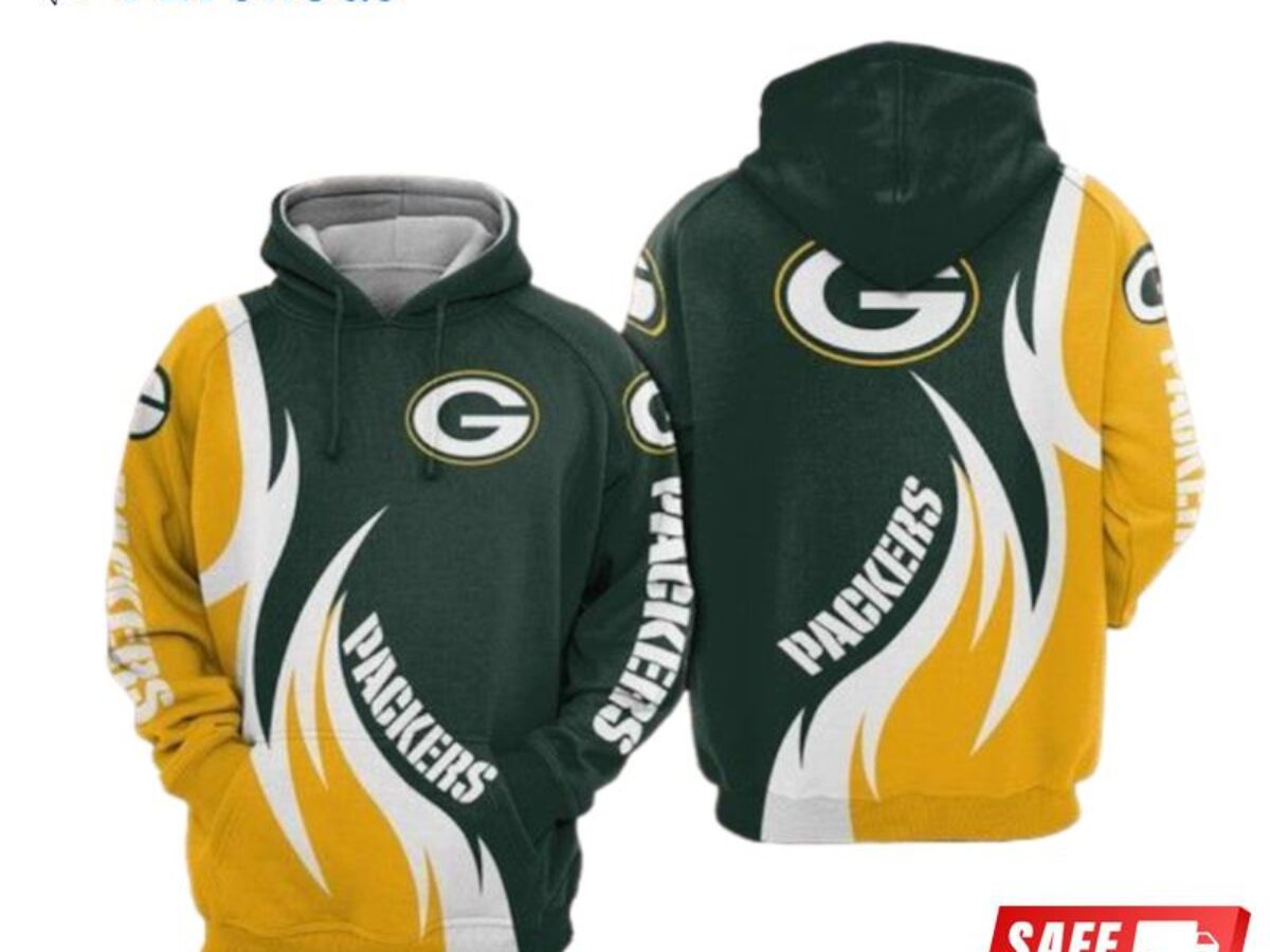 Green Bay Packers Personalized NFL Jersey Hoodie 3D