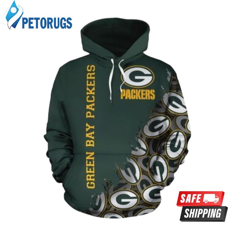 Green Bay Packers Custom 3D Printed Hoodies Kids Pullover