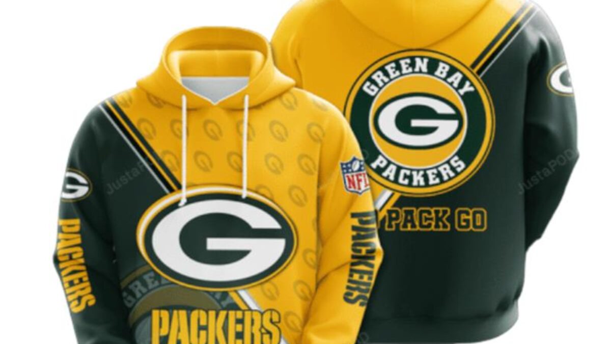 NFL, Shirts, Nfl Team Apparel Green Bay Packers Hoodie Hooded Sweatshirt  Mens Size Large