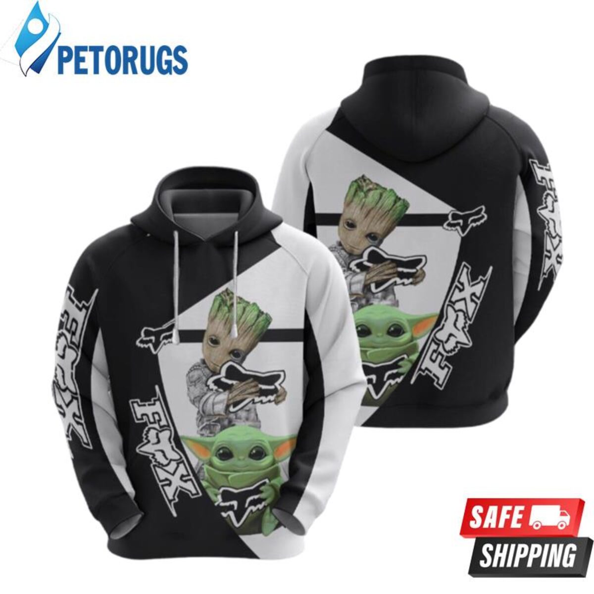 MLB New York Yankees Baby Yoda 3D Pullover Hoodie For Fans