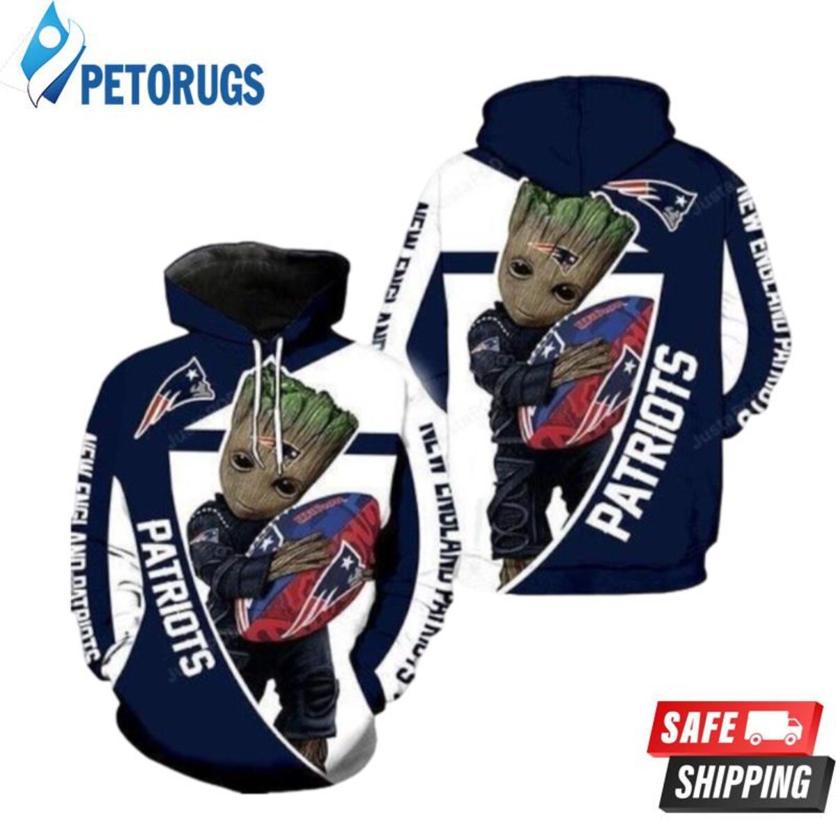 Groot Hug Dallas Cowboys Nfl Fan And Pered Custom Dallas Cowboys Graphic 3D  Hoodie - Peto Rugs