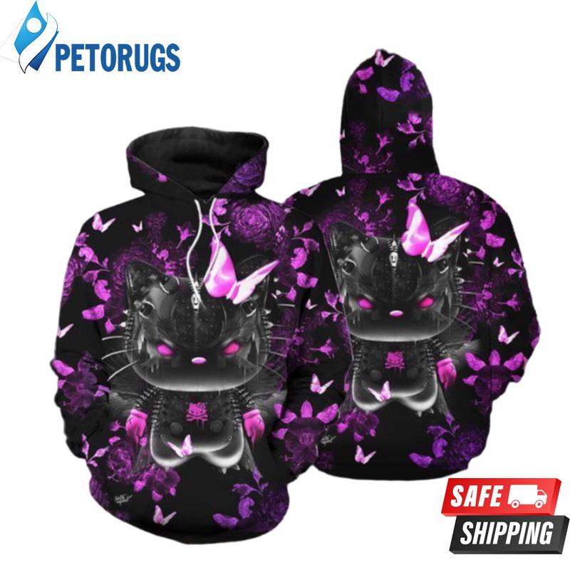 Hello Kitty Butterfly 3D Hoodie
