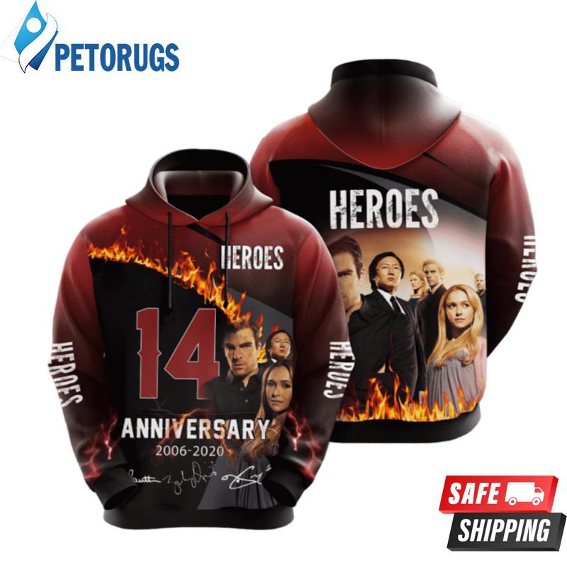 Heroes Movie Character Anniversary 14 Years 2020 3D Hoodie