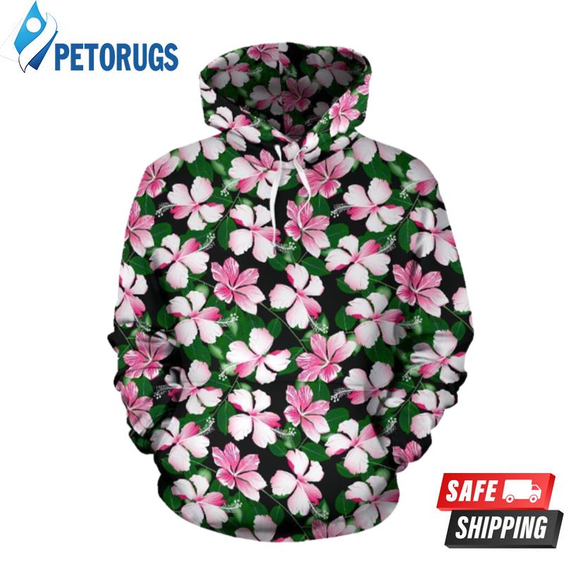 Pink discount floral hoodie