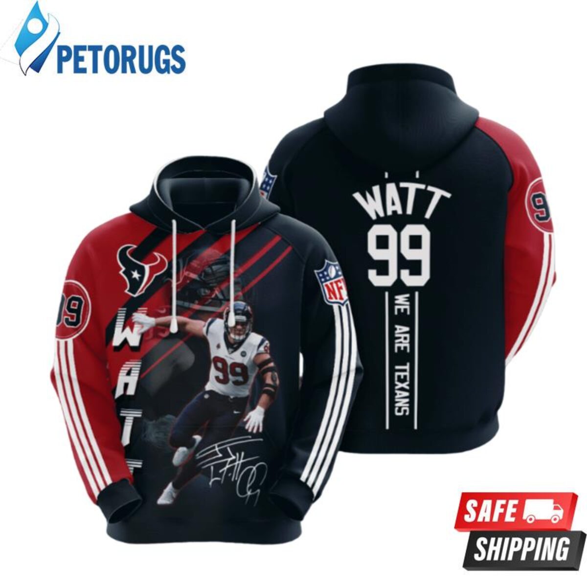 Houston Texans Houston Texans Nfl Houston Texans Apparel 19472 3D Hoodie -  Peto Rugs