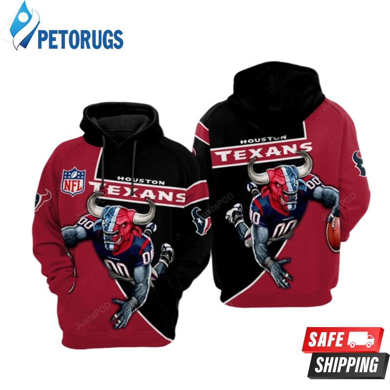 Houston Texans Nfl Football Big Buffalo Houston Texans Houston Texans 3D Hoodie