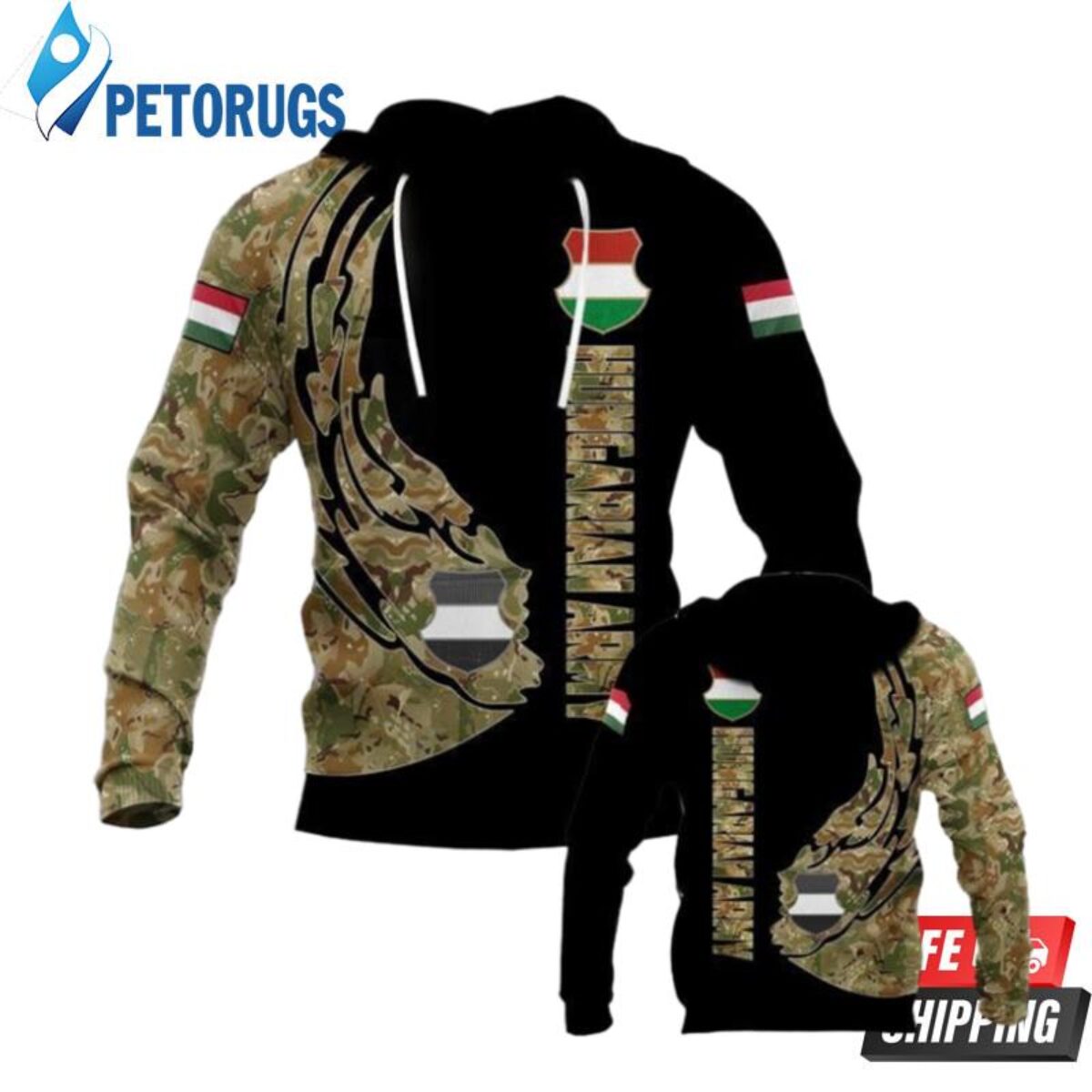 Chicago Cubs Camo Style 3D Hoodie - T-shirts Low Price