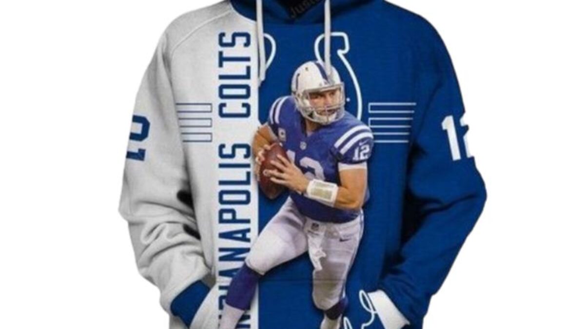 NFL Indianapolis Colts Blue Unisex Hoodie, Zip Hoodie 3D All Over Print For  Fans