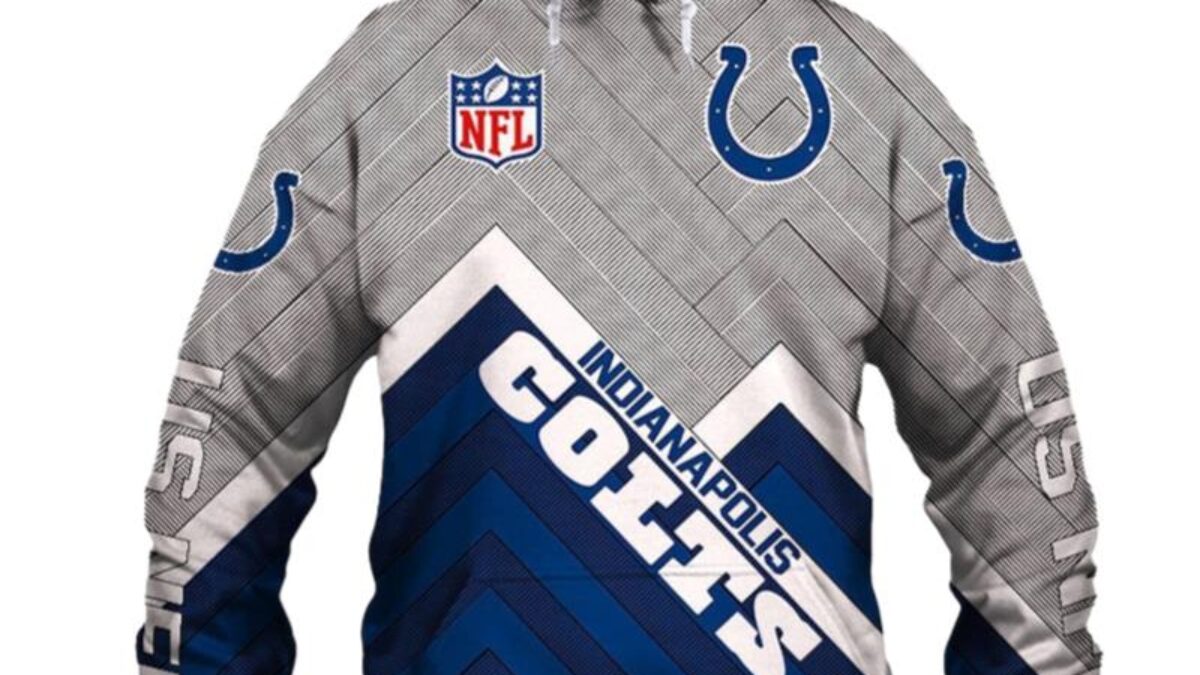 Indianapolis Colts Hoodie3D Hoodie Zip Hoodie, Nfl 3D All Over