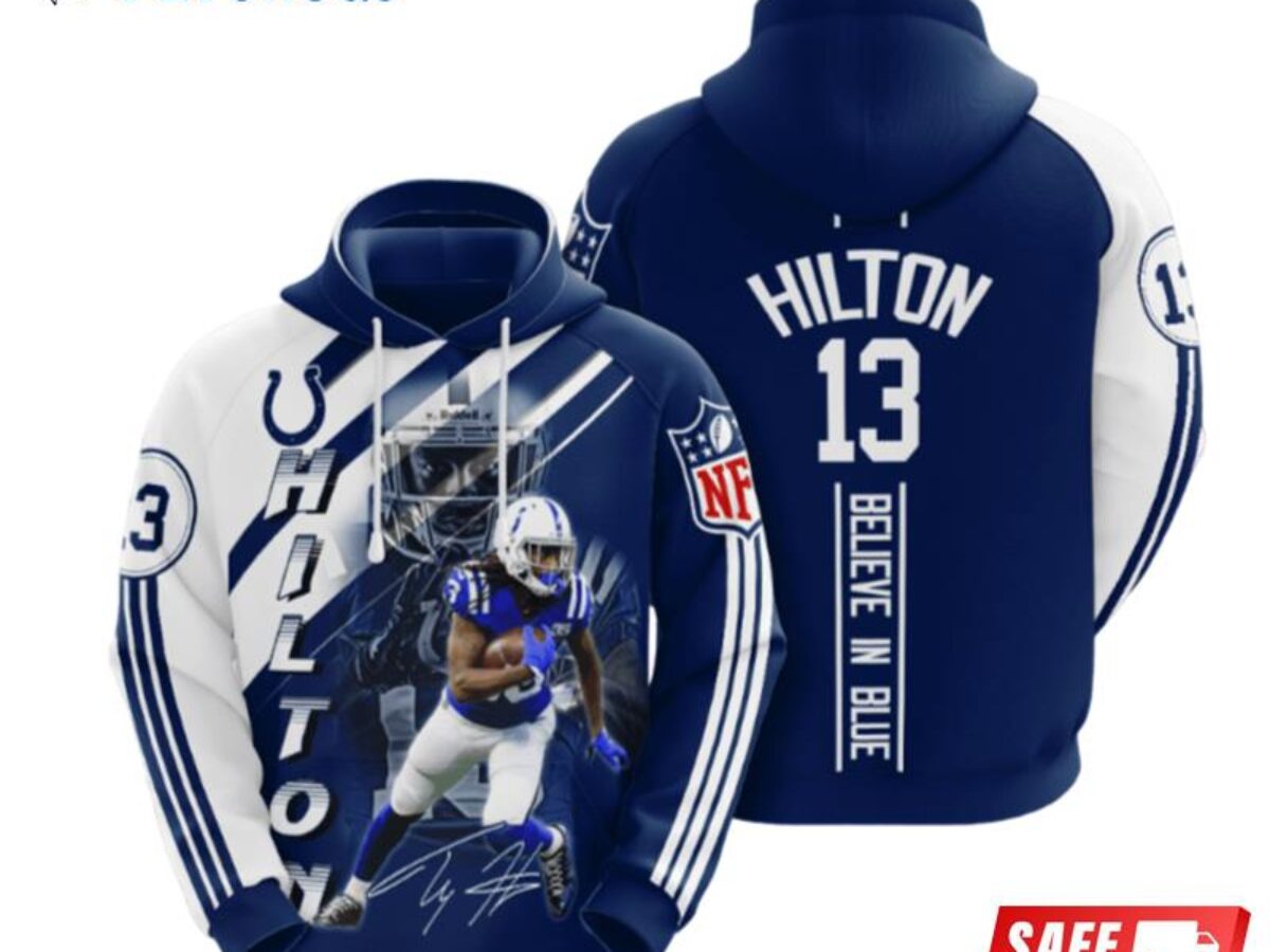 Indianapolis Colts Ty Hilton 3D Hoodie - Peto Rugs