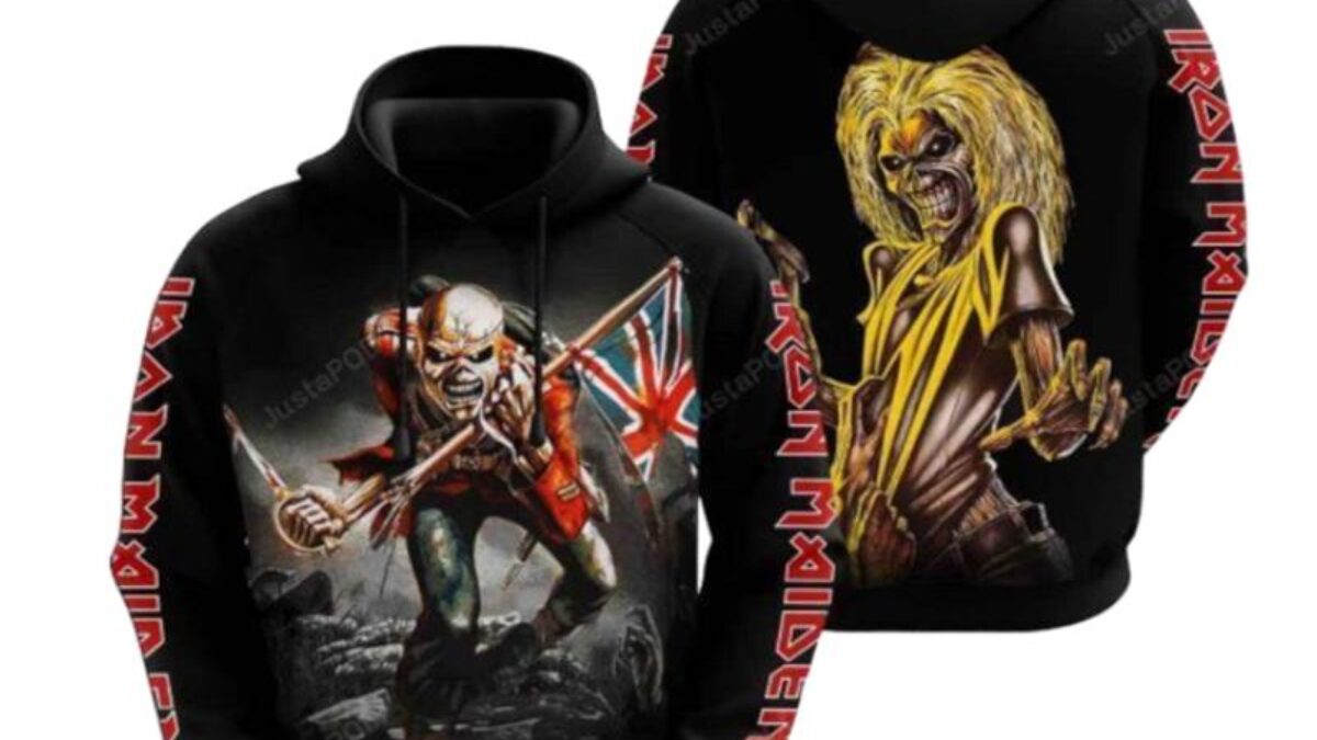 Iron maiden 3d outlet hoodie