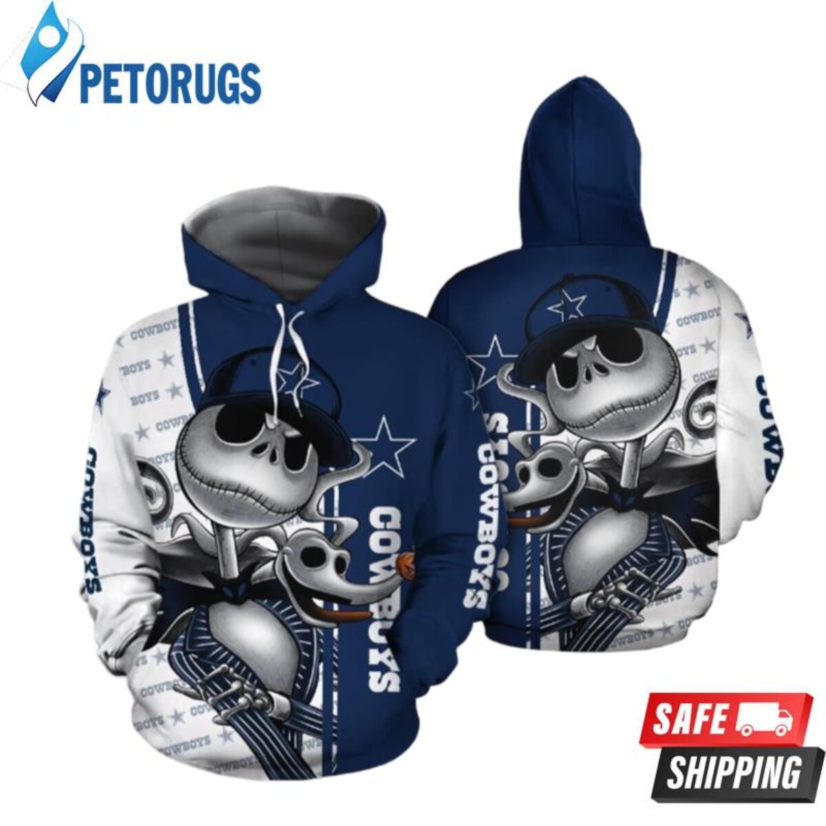 Dallas Cowboys Style 3 3D Hoodie - Peto Rugs