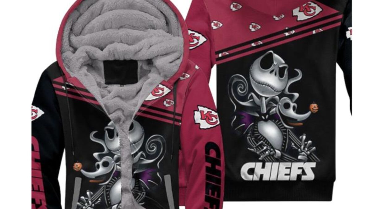 Jack Skellington Kansas City Chiefs 3D Hoodie - Peto Rugs