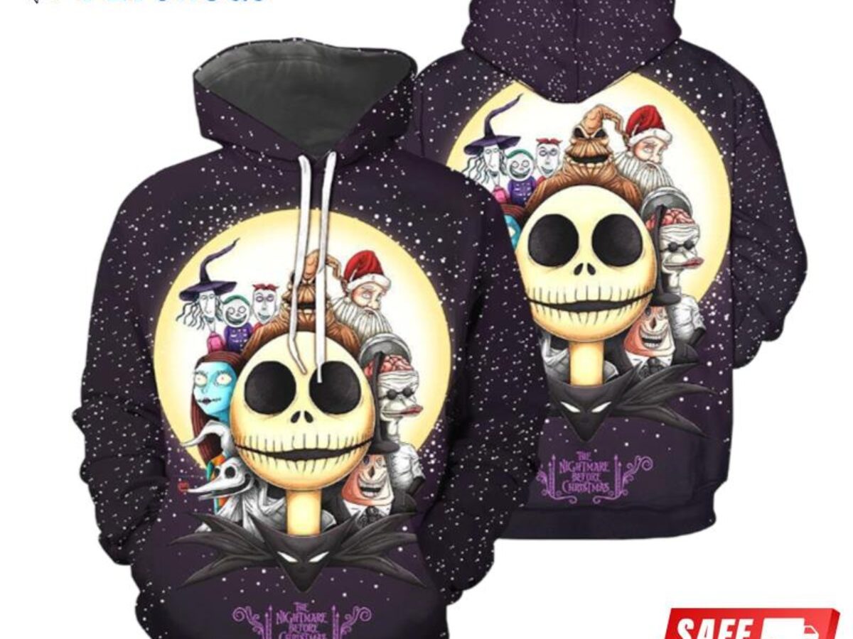 Chicago Bears Jack Skellington Halloween And Pered Custom Bud Light Graphic  3D Hoodie - Peto Rugs