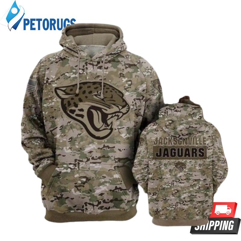 Jacksonville Jaguars Camouflage Pattern 3D Hoodie