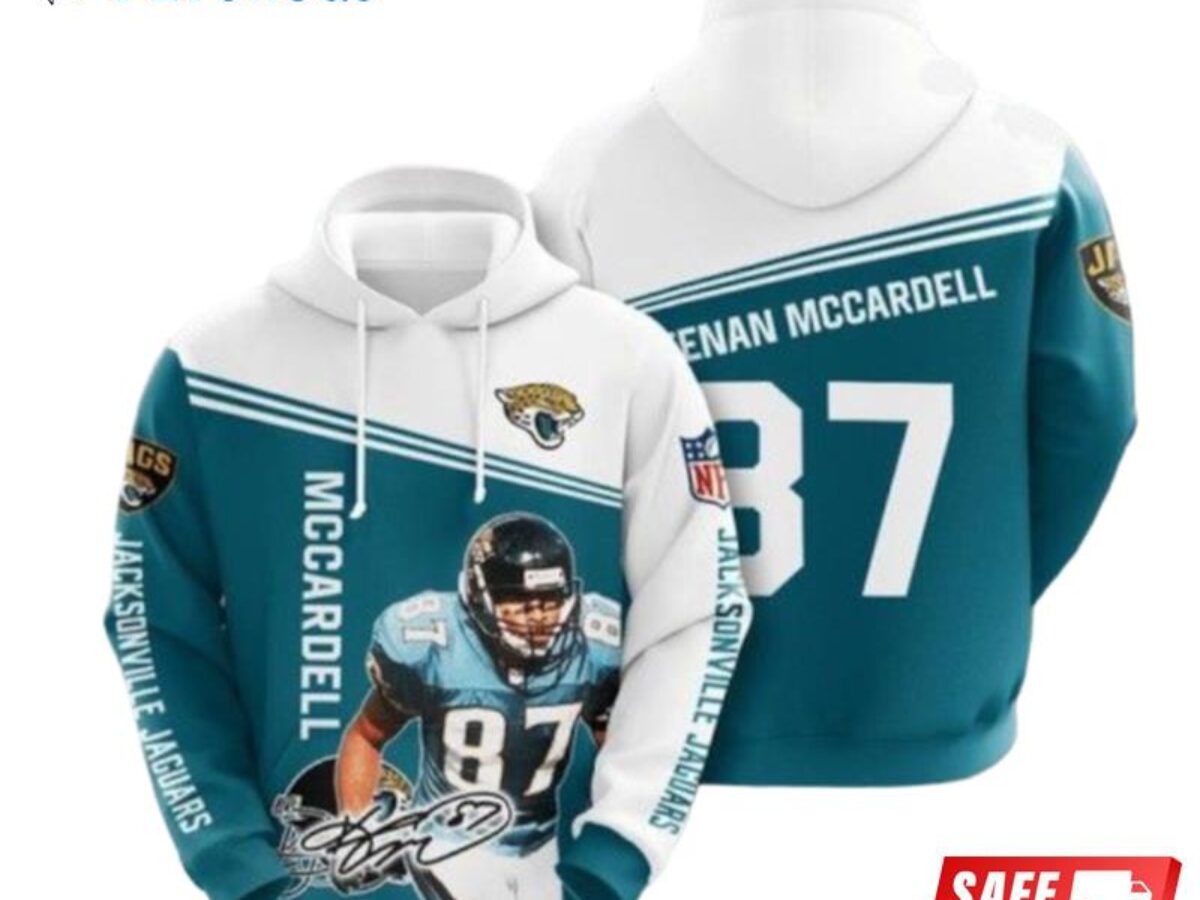 NFL Jacksonville Jaguars Blue Hoodie, Zip Hoodie 3D All Over Print For Fans