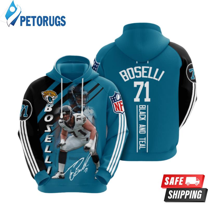 Jacksonville Jaguars Tony Boselli 3D Hoodie