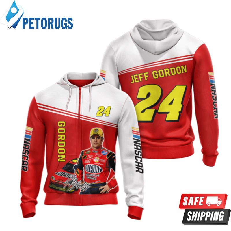 Jeff Gordon 24 Nascar 3D Hoodie - Peto Rugs