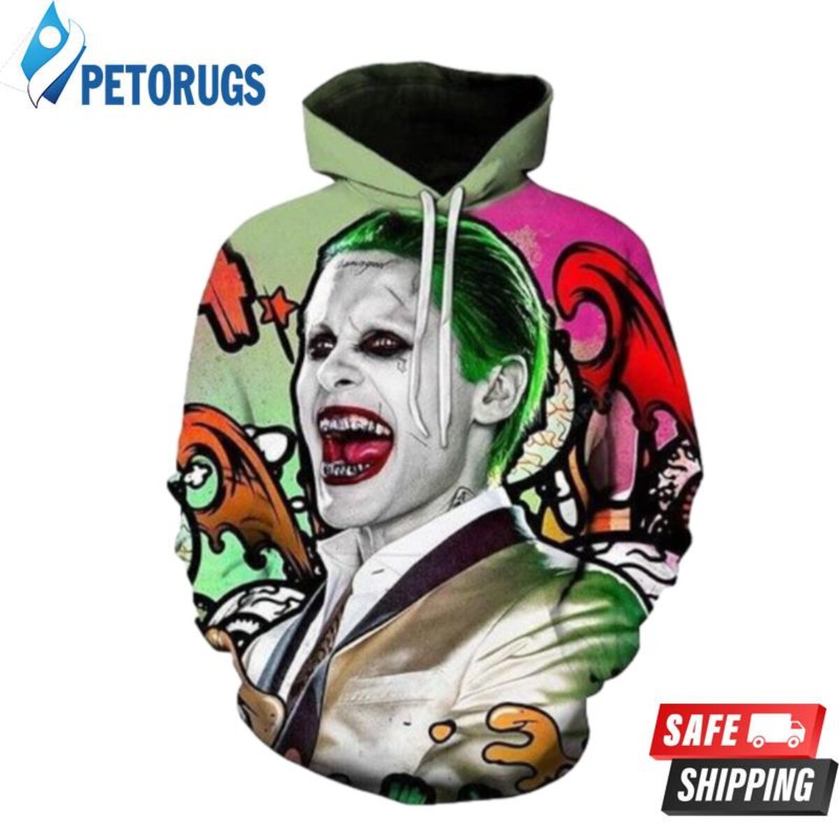 Joker And Pered Custom Joker Graphic 3D Hoodie - Peto Rugs