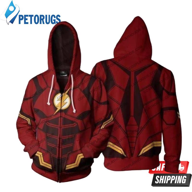 Justice League The Flash 3D Hoodie