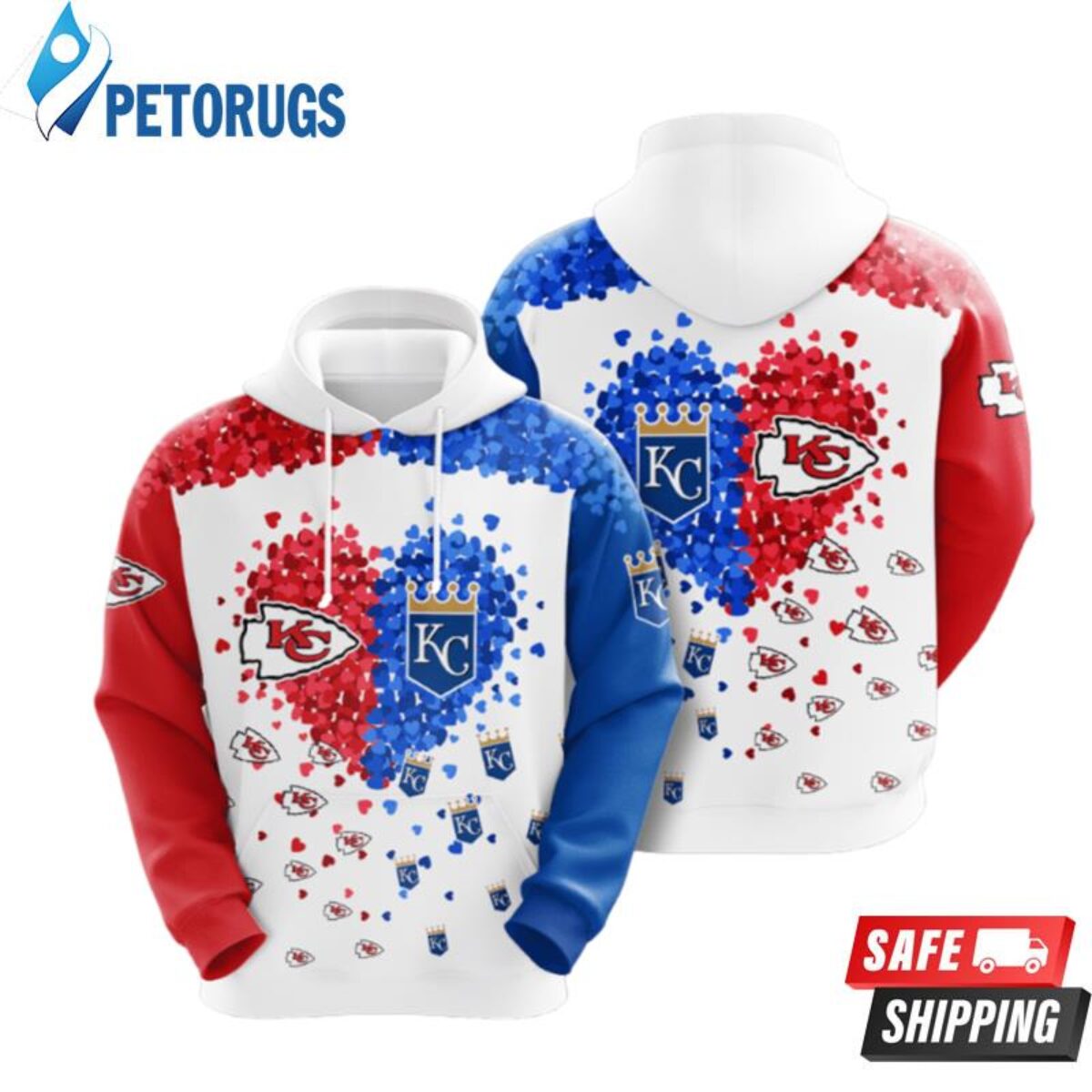Kansas City Royals Santa Bear White Xmas 3D Sweater Custom Number