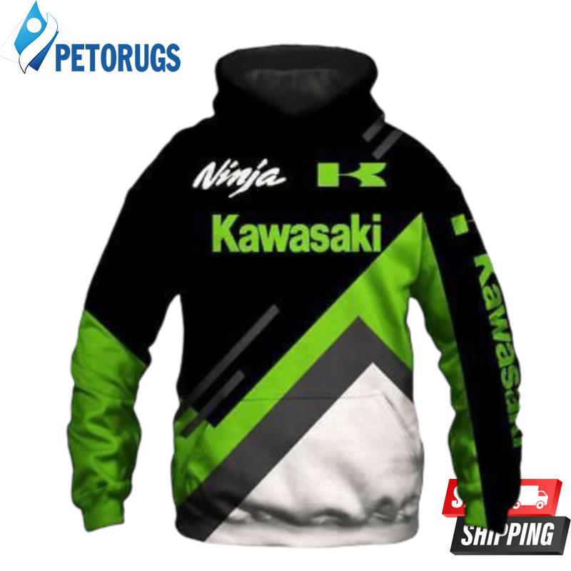 Kawasaki Ninja Racing 3D Hoodie - Peto Rugs