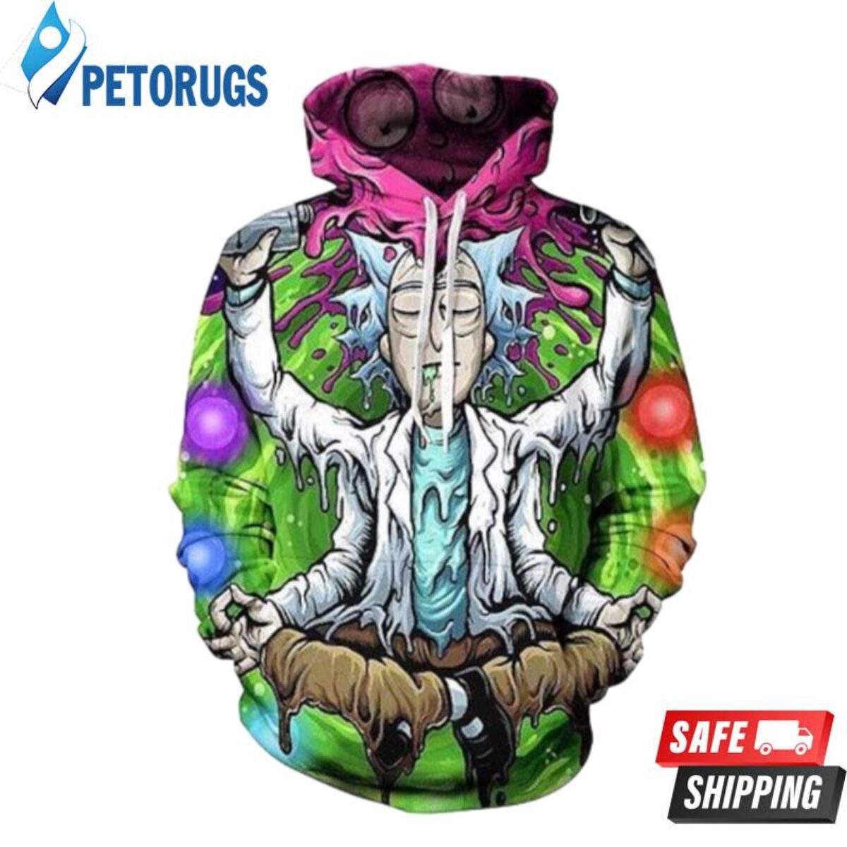 Galaxy rick and sale morty hoodie