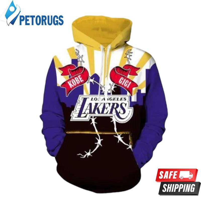 Los Angeles Lakers And Pered Custom Los Angeles Lakers Graphic 3D Hoodie