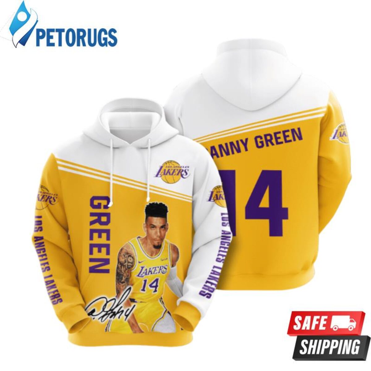 Los Angeles Lakers All Over Print Fleece Sweater 21 / XL