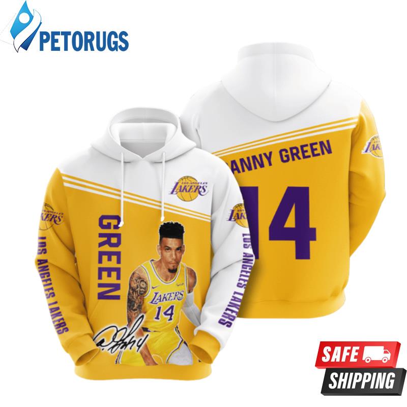 Los Angeles Lakers Danny Green 3D Hoodie