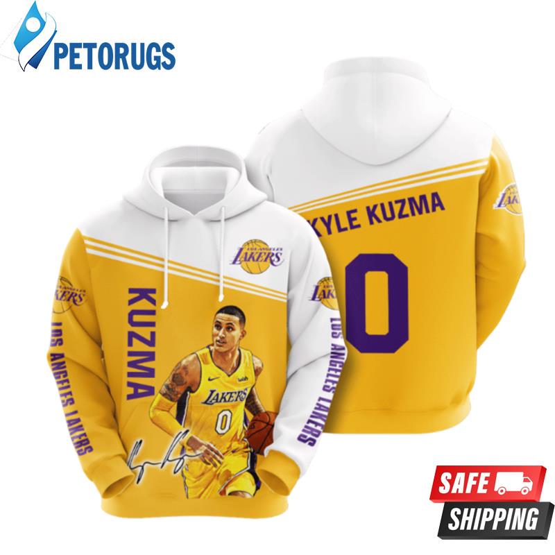 Los Angeles Lakers Kyle Kuzma 3D Hoodie