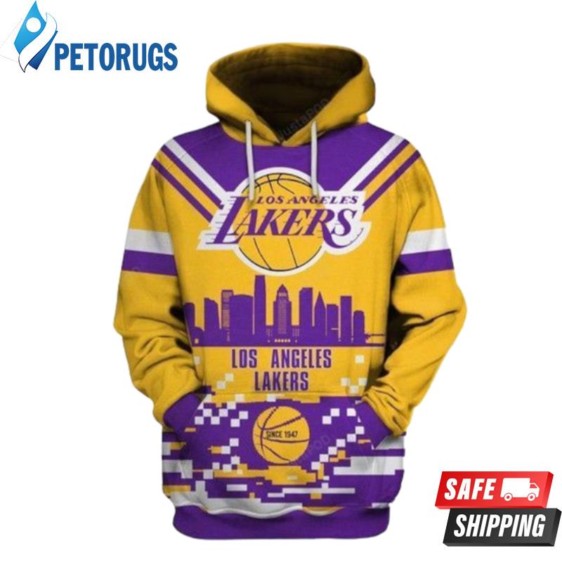 Los Angeles Lakers Nba 3D Hoodie - Peto Rugs