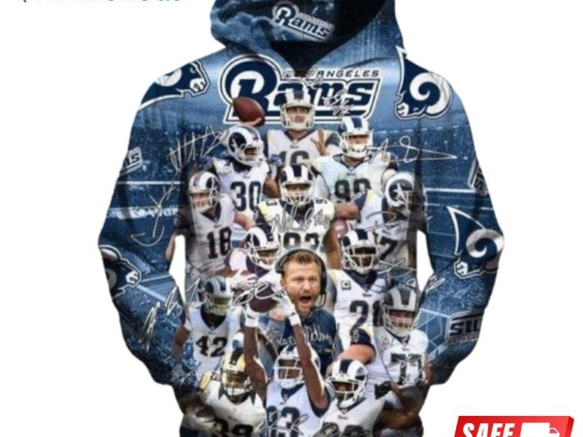 Los Angeles Rams 3D Hoodie Classic Teams