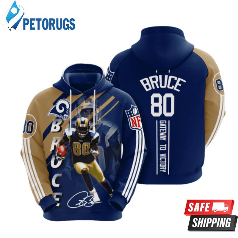 Los Angeles Rams Isaac Bruce 3D Hoodie