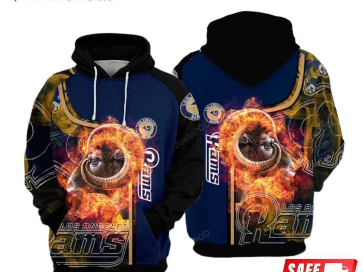 Los Angeles Rams New NFL American Football League Champion 3D Hoodie -  Beuteeshop