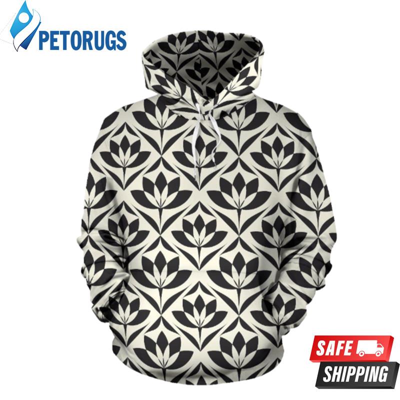 Lotus Pattern 3D Hoodie