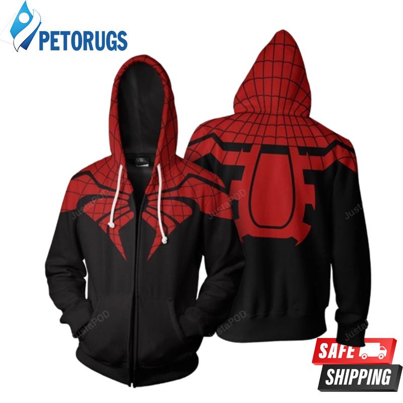 Marvel Comics The Superior Spider Man Cosplay 3D Hoodie