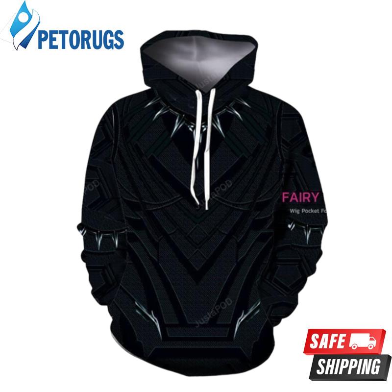 Black panther hotsell 3d hoodie