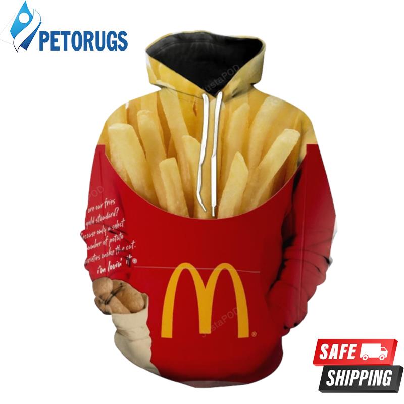 Mcdonalds French Fries Funny 3D Hoodie