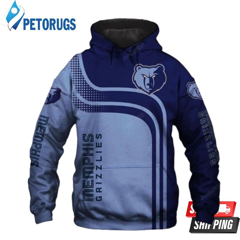 Memphis Grizzlies And Pered Custom Memphis Grizzlies Graphic 3D Hoodie