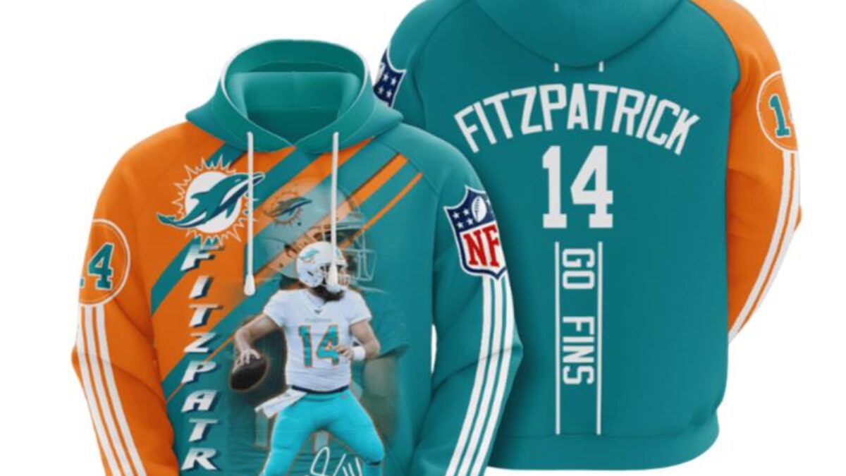 NFL Miami Dolphins All Over Print 3D T-Shirt Hoodie Zip Hoodie