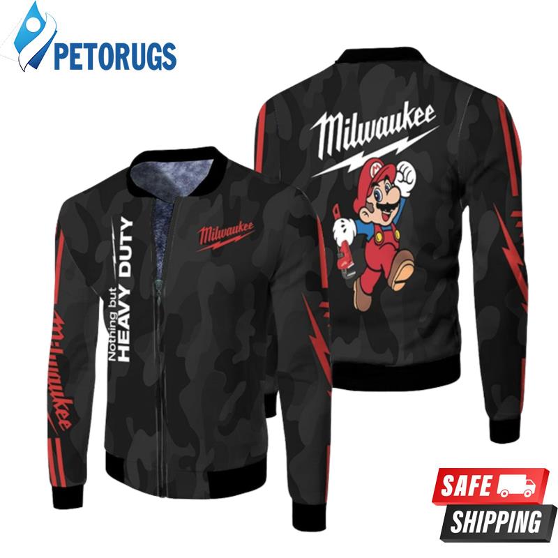 Milwaukee Super Mario Nothing But Heavy Duty Graphic T Up To 5Xl Jersey Bomber Model 3795 3D Hoodie